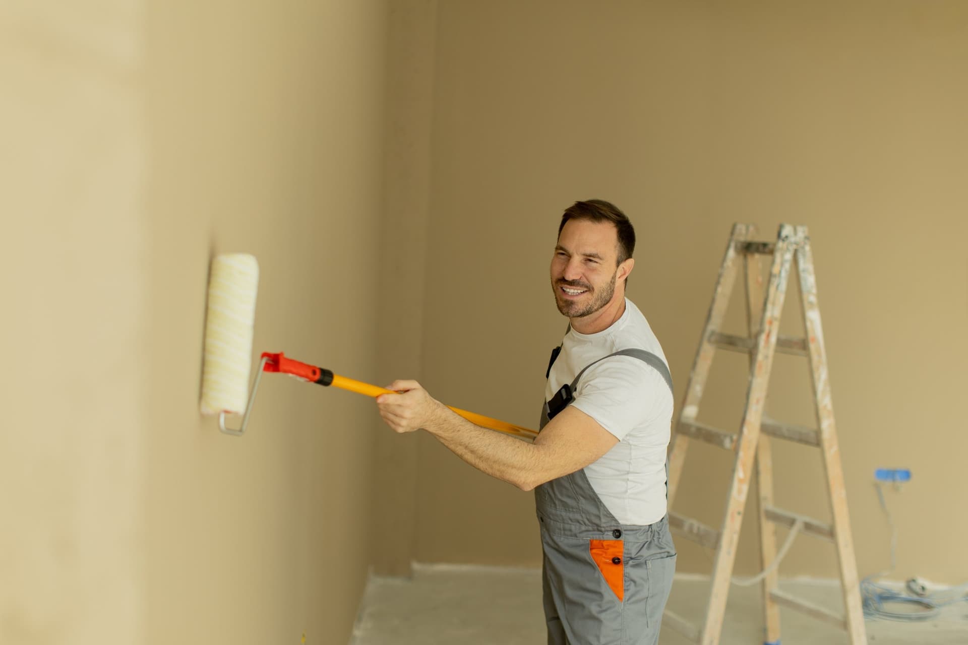 Commercial Painting with Roller