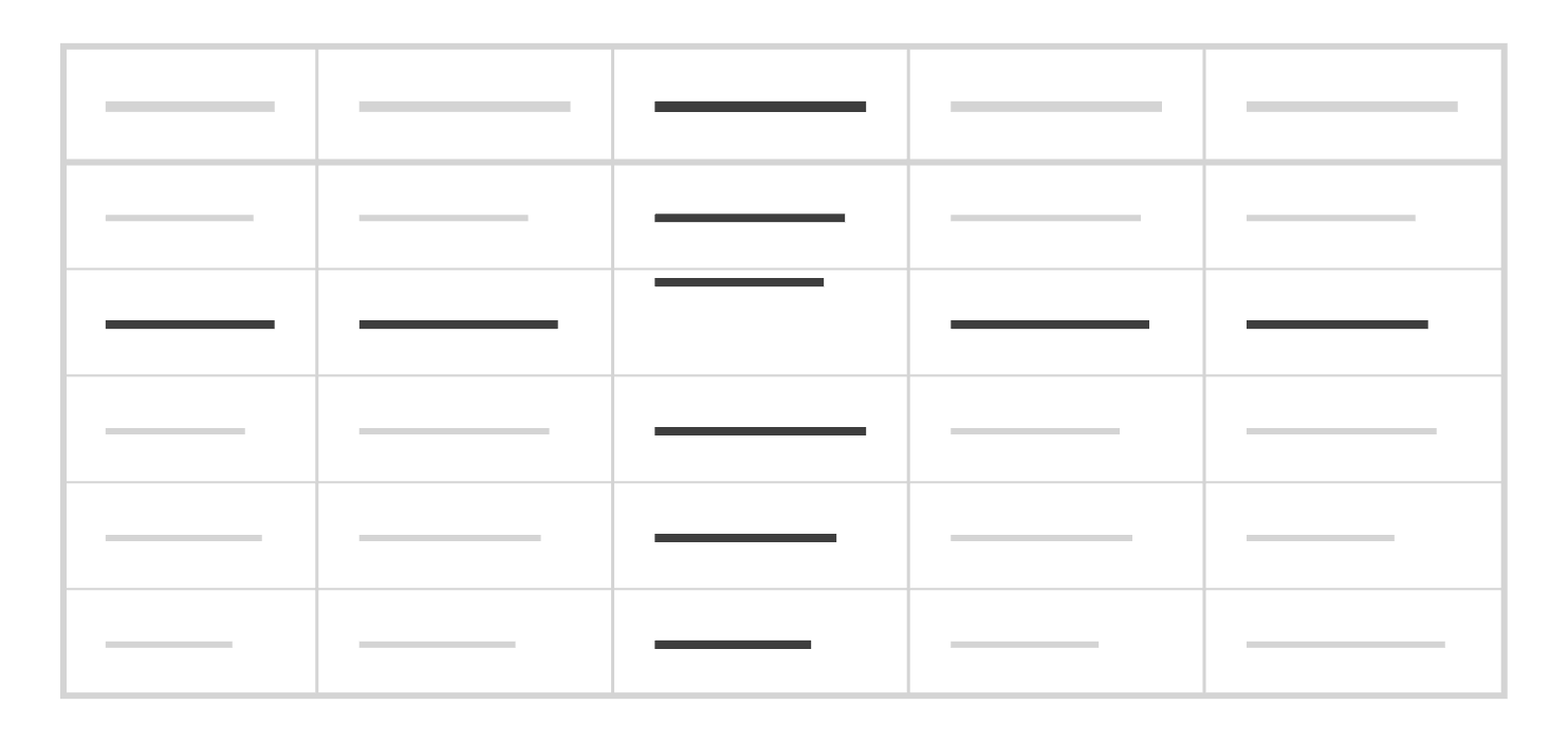 Line lists & schedules illustration